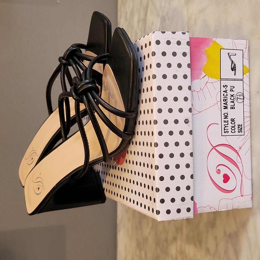 My Delicious Shoes Marcia-S Black 7.5